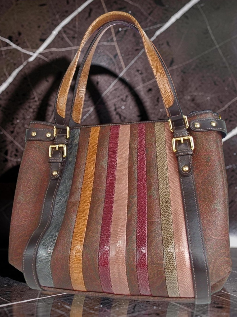 ETRO Milano Paisley Tote Bag π - Picture 3 of 16